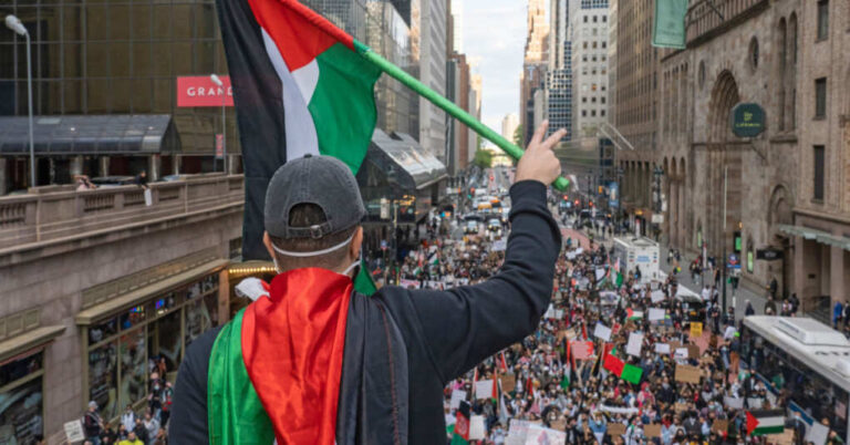 NYPD Forced To Break Up Pro-Hamas Protesters Shutting Down JFK