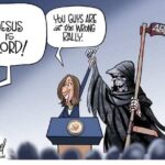 Harris Tosses Christians Out of Rally, Then Begs for Black Votes at Church Gary Varvel / Shutterstock.com