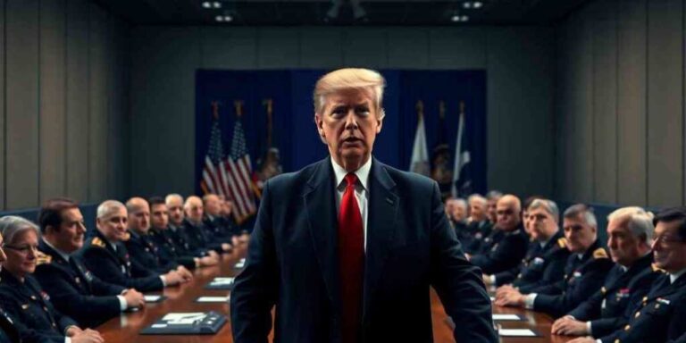 Trump Tells Military Leaders To Prepare For War